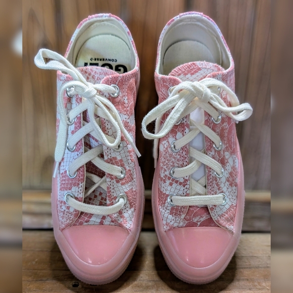 Converse The Golf Wang, NIB Pink Python Sz W6 / M4 - Picture 11 of 12
